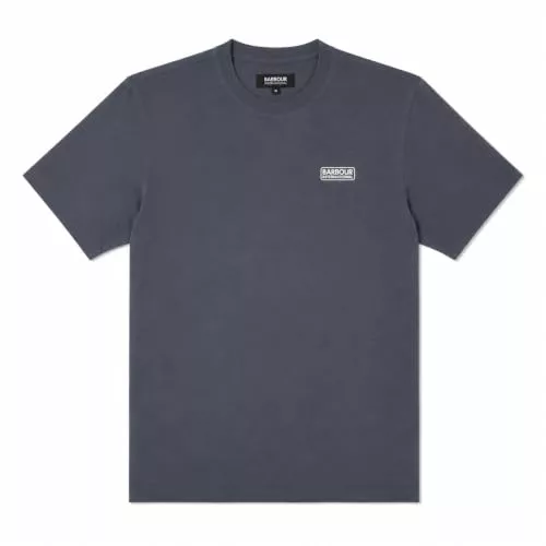 Barbour International Men's Small Logo T-Shirt Storm Grey