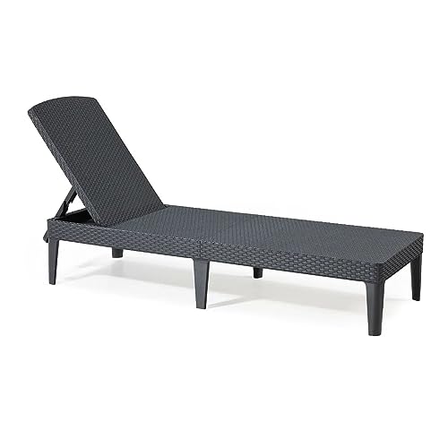 Keter Jaipur-Tumbona de Jardín Plegable