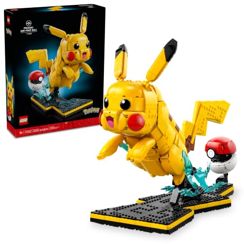 LEGO Pokémon Pikachu y Pokébola – Set de Construcción 
