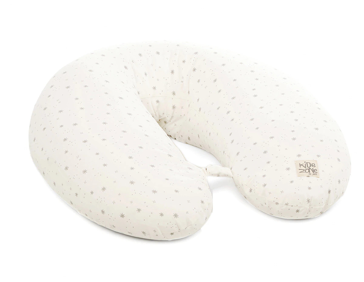 Cojin de lactancia marternal Jané blanco/gris