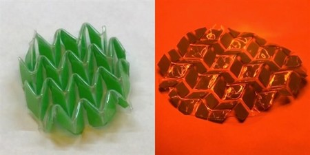 Este nuevo material material cambia de forma gracias a estímulos de luz y temperatura