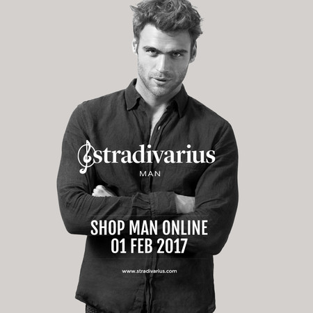 Stradivarius nos presentará su primera línea masculina este febrero