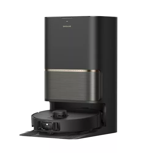 DREAME L50s Pro Ultra Robot Aspirador y Friegasuelos 100 Días de Vaciado Automático, Mopas con Autolimpieza a Alta Temperatura, 30.000 Pa de Succión, Limpia a Fondo Esquinas y Bordes