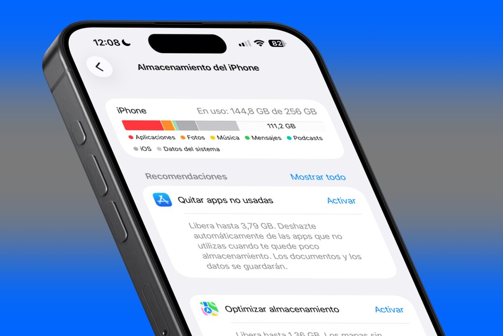He descubierto casi por casualidad cómo liberar 10 GB de espacio en mi iPhone, sin borrar ni fotos ni aplicaciones
