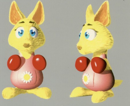 Casi 30 Anos Despues Sale A La Luz Un Diseno Descartado Para Diddy Kong Racing Roo El Bizarro Canguro Que Nunca Llego Al Juego