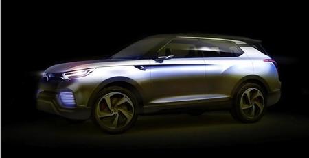 SsangYong hybrid XLV, un SUV híbrido de siete plazas que será mostrado en el Salón de Ginebra