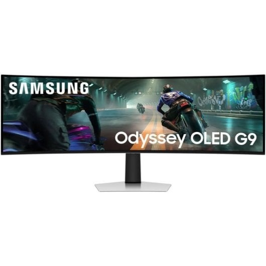 Samsung - Monitor PC Gaming curvo 124,4cm (49') Samsung Odyssey Oled G9, 144 Hz, DQHD QD-OLED.