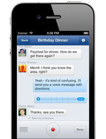 Facebook apuesta por la comunicación móvil: añade mensajes de voz y prueba llamadas VoIP en Facebook Messenger