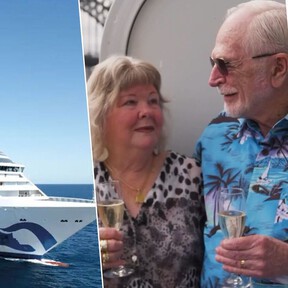 Una pareja de jubilados lleva desde 2022 sin parar de viajar en cruceros de lujo: "Les sale más barato que una residencia"