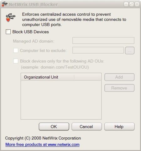 USB Blocker, bloquea los puertos USB en una red