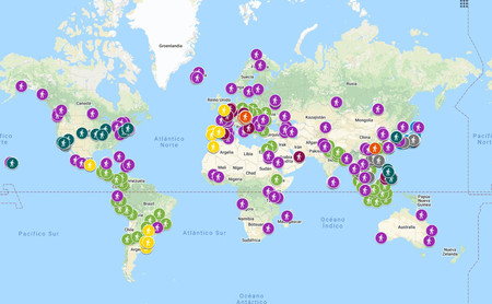 Este mapa te lleva de paseo por todo el mundo a través de cientos de relajantes y fascinantes vídeos
