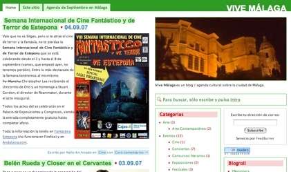 Nuevo blog: Vive Málaga