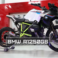 ¡Qué bestia! A esta BMW GS le han metido la tijera para hacer una preciosa moto de enduro. Y hay vídeo