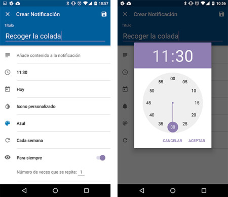 Recurrence, una forma sencilla de programar notificaciones para no olvidarnos de las tareas