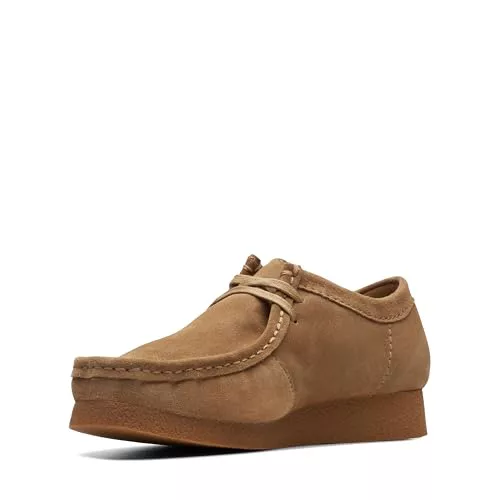 Clarks - WallabeeEVO, Derby Dark Sand Suede,
