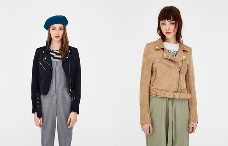 35% de descuento en esta cazadora biker de antelina en negro o marrón: ahora cuesta 25,99 euros en Pull&Bear