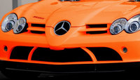 Oranje Brabus Mercedes McLaren SLR Roadster