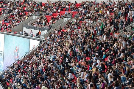 ¿Cómo funciona la Ola de las gradas de un estadio de fútbol?