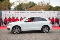 Los jugadores del FC Barcelona también reciben sus nuevos Audi 