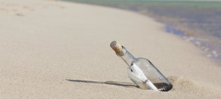 El internet acuático del pasado: botellas de agua