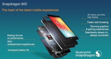 Qualcomm Snapdragon 805 llega a manos de desarrolladores a finales de mes