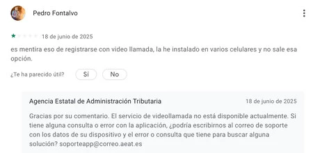 La videoidentificación estaba caída en la versión antigua de Cl@ve