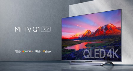 Ofertón para el televisor de 75" Xiaomi Mi TV Q1 por solo 999 euros: con panel QLED 4K, Android TV y un sonido de cine