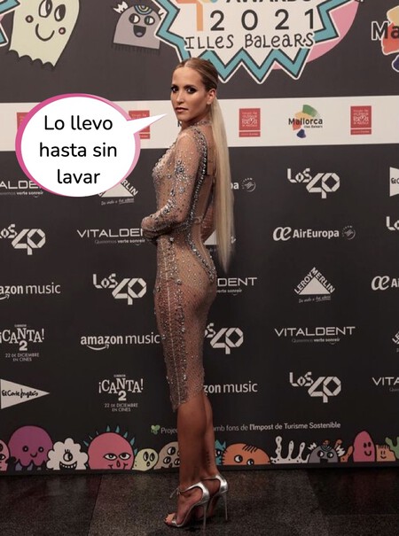 Ana Fernández se pilló un vestido en Wallapop para asistir a Los40 Music Awards: "Cuando descubres la segunda mano no hay marcha atrás"