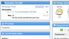 Remember the Milk como módulo de Netvibes