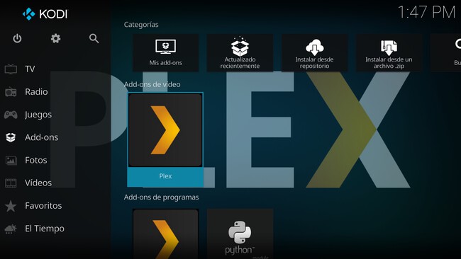 Plex Kodi