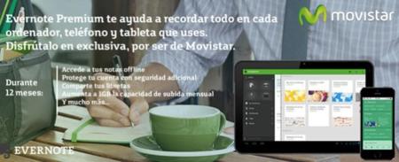 Los clientes de Movistar ya pueden utilizar gratis Evernote Premium durante 12 meses