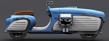 Unos rusos han fusilado la Vespa al estilo soviético. Tiene un motor diésel que suena como un tractor, pero realmente es un scooter