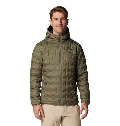 Columbia Chaqueta de Plumón con Capucha para Hombre, Delta Ridge II