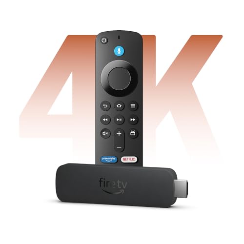 Amazon Fire TV Stick 4K (Última generación), Dispositivo de streaming compatible con Wi-Fi 6, Dolby Vision, Dolby Atmos y HDR10+