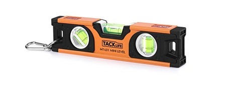 El nivel de burbuja MT-L01 de Tacklife puede salirnos por 6,99 euros en Amazon gracias a un cupón de descuento de 5 euros