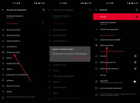 Dualshock 4 をペアリングすると、モバイル上のリモート プレイと Android ゲームの両方に使用できるようになります。