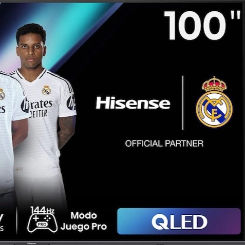 Hisense - TV QLED 254cm (100') Hisense 100E7NQ PRO UHD 4K Smart TV.