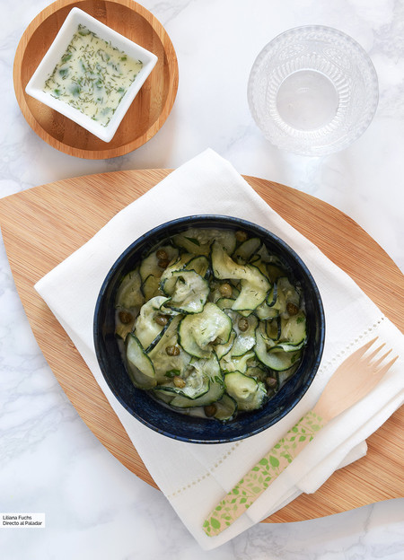 Ensalada cremosa de pepino: receta ligera y refrescante