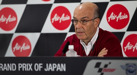 Carmelo Ezpeleta sobre Michelin: "Sí, están afectando al campeonato, pero estamos contentos con ellos"