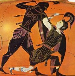 Pentesilea y Aquiles