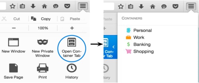 Firefox Container Tabs
