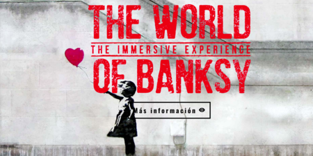 "El Mundo de Banksy: una experiencia inmersiva" llega a Barcelona para hacernos entrar, una vez más, en su obra