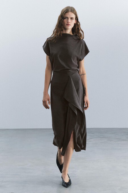 Vestido Zara Volante