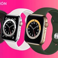 Este fin de semana en El Corte Inglés, el Apple Watch Series 6 de 44mm en acero WiFi+Celular cuesta 100 euros menos