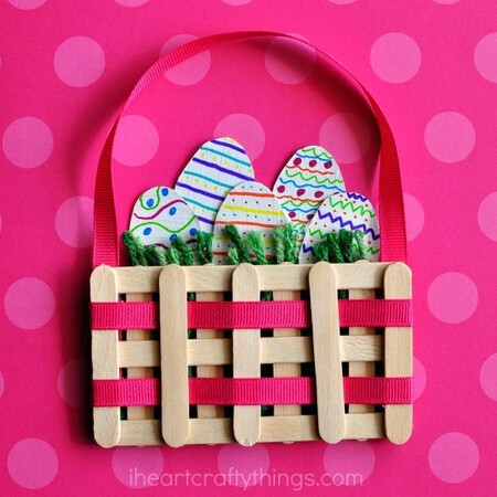 Mini Easter Basket Craft 2