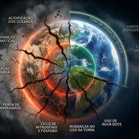 A ciência acende um alerta global: Terra já ultrapassou 7 dos 9 limites planetários 