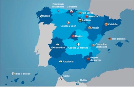 Mapa Espac3b1a Lamoncloa Gob Es