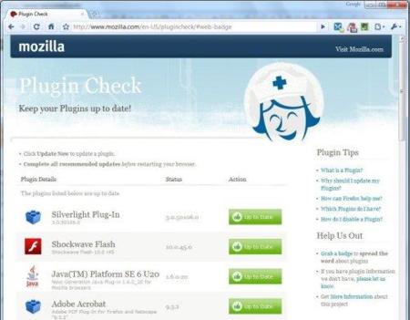Mozilla abre Plugin Check para todos los navegadores