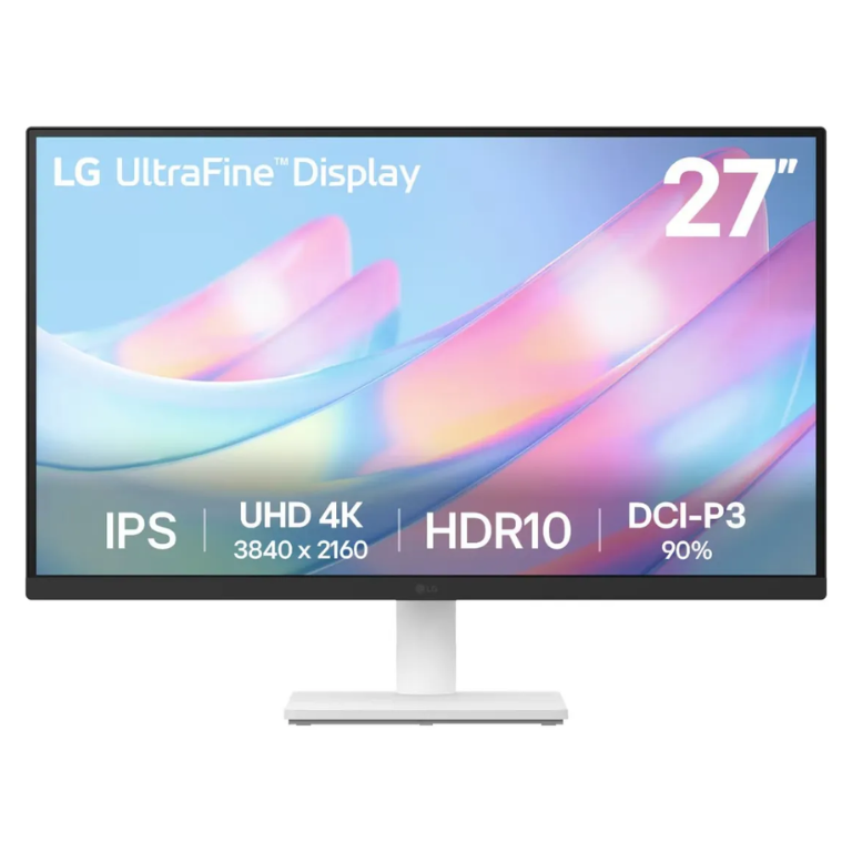Monitor LG UltraFine™ - Tela IPS UHD 4K 27", HDR10, DCI-P3 90%, Dynamic Action Sync – 27US500-W