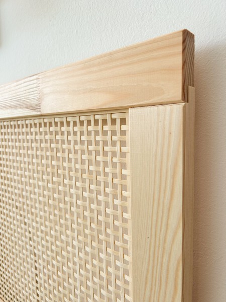 Cabecero Mimbre Ikea Hacerlo Facil Sin Obras Sin Taladro Bonito Rustico Decoracion Dormitorio